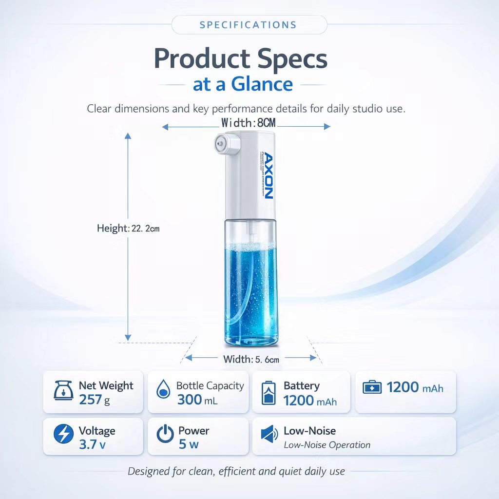 Rechargable Tattoo Soap Foam Sprayer