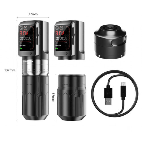 Poseidon S-LUXE Wireless Adjustable Tattoo Pen Machine