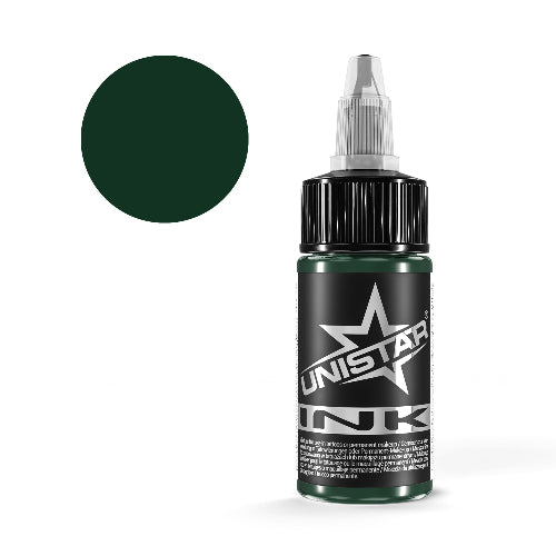 Unistar Tattoo Ink - Deep Green 30ml