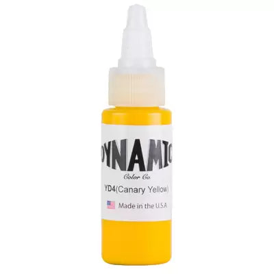Dynamic Tattoo Ink Canary Yellow 1oz