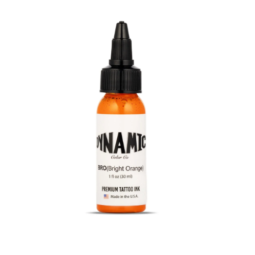 Dynamic Tattoo Ink Bright Orange 1oz