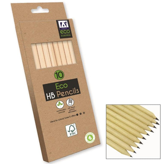Eco Stationery 10 Hb Pencils - Tattoo Everything Supplies