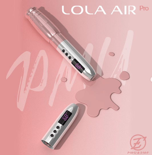 EZ LOLA Air X2 Pro - Beauty PMU Machine - Pink/Silver