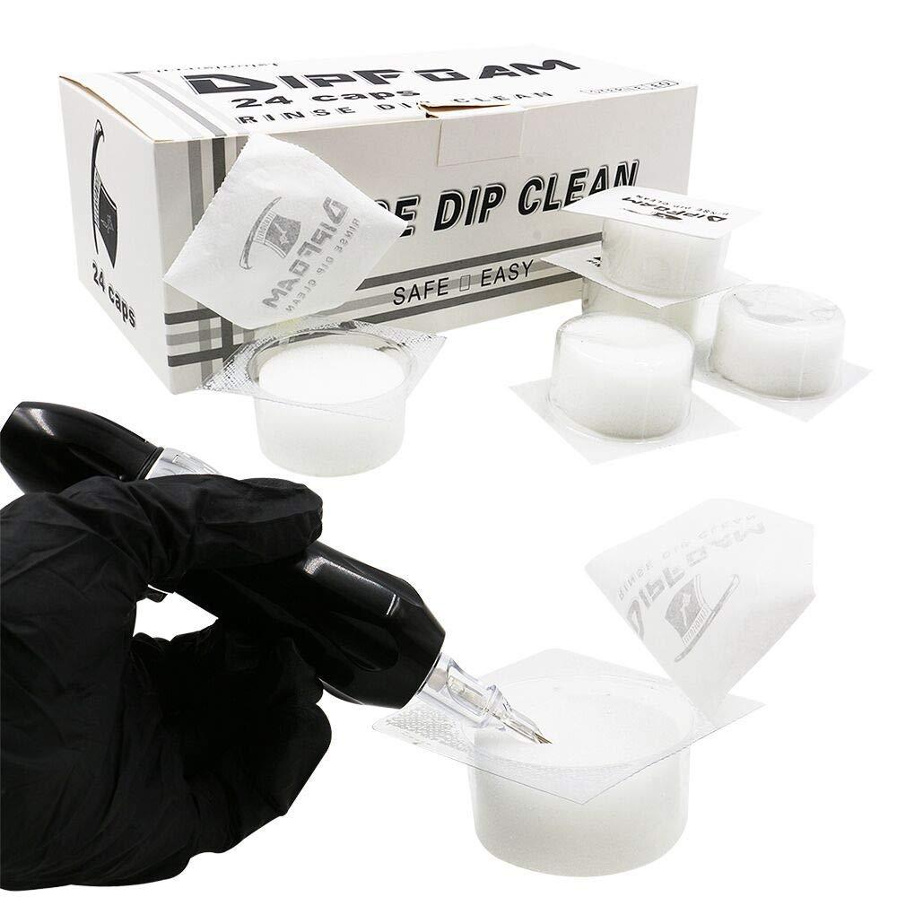 Foam Caps - Rinse, Dip and Clean Needles