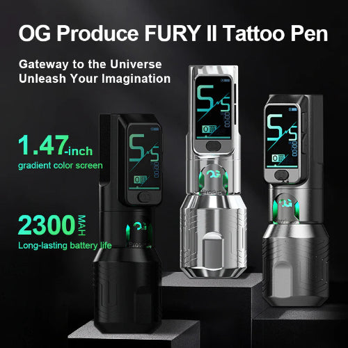 OG FURY II Wireless Tattoo Pen 4.2mm