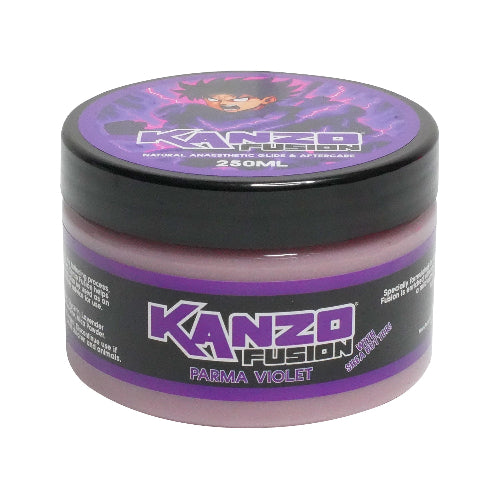 Kanzo Fusion Parma Violet product jar on a white background
