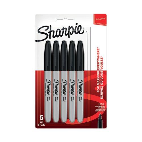 Sharpie Black Pack of 5 - Tattoo Everything Supplies