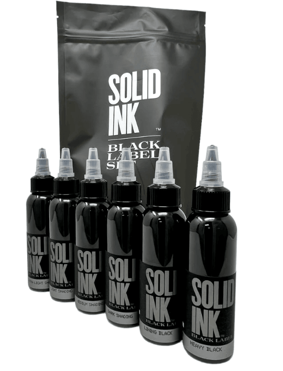 Solid Ink - Greywash Black Label Set 1oz