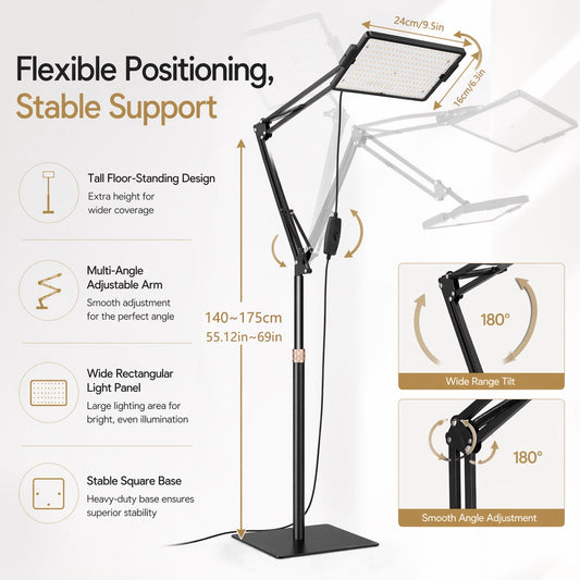 Relective Anti Glare Floor Lamp