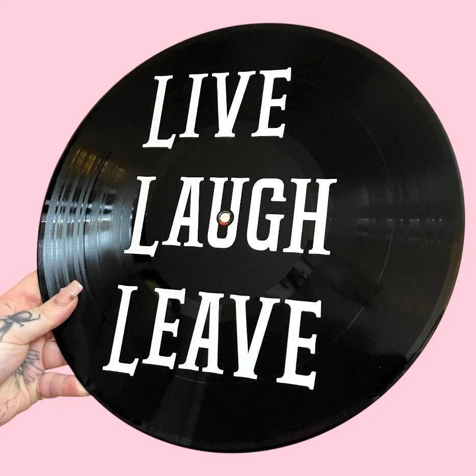 My Darling Death - Live Laugh Leave - Wall Art