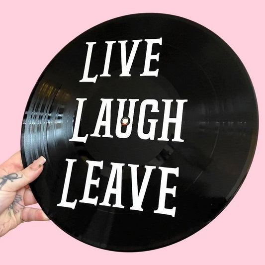 My Darling Death - Live Laugh Leave - Wall Art