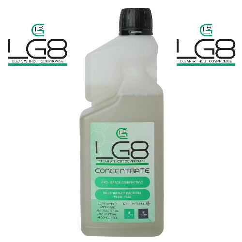 LG8 - Pro-Grade Disinfectant - 100% Killer of Bacteria