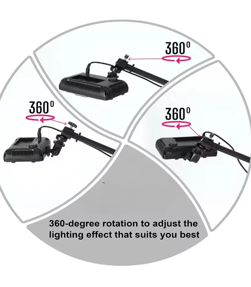 Anti Refective Tattoo Mulit postion Floor Light Kit LBB