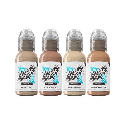 World Famous Limitless Ink - Alex Santucci Skin Tones Cover Up Set - Tattoo Everything Supplies