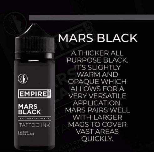 Empire Ink - Mars Black 4oz - Tattoo Everything Supplies