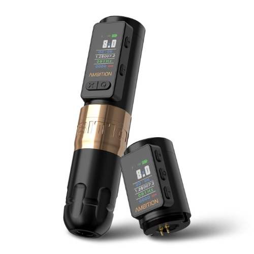 Soldier Max Ambition Wireless Tattoo Machine 4mm - 2 Batteries