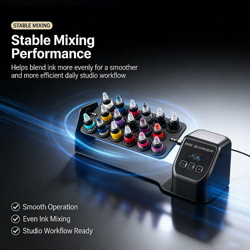 MK Electric Tattoo Ink Bottle Mixer - Pick your Colour