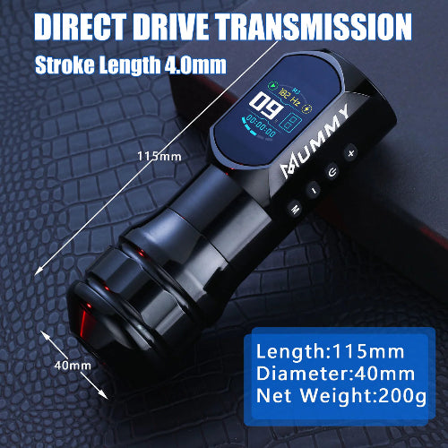 Mummy SHORT - Direct Drive Rotary Machine 4mm