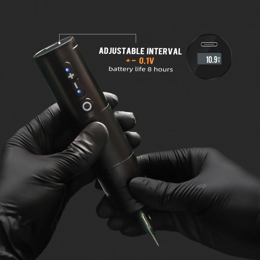 Ninja MAX Wireless Tattoo Pen Machine with 2 Batteries - Tattoo Everything Supplies