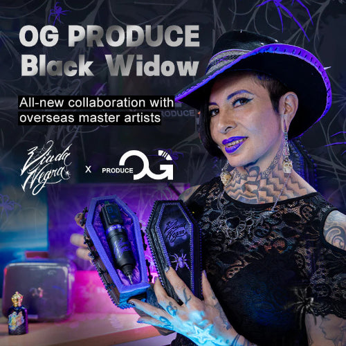 OG X Black Widow - Wireless ADJ Tattoo Machine