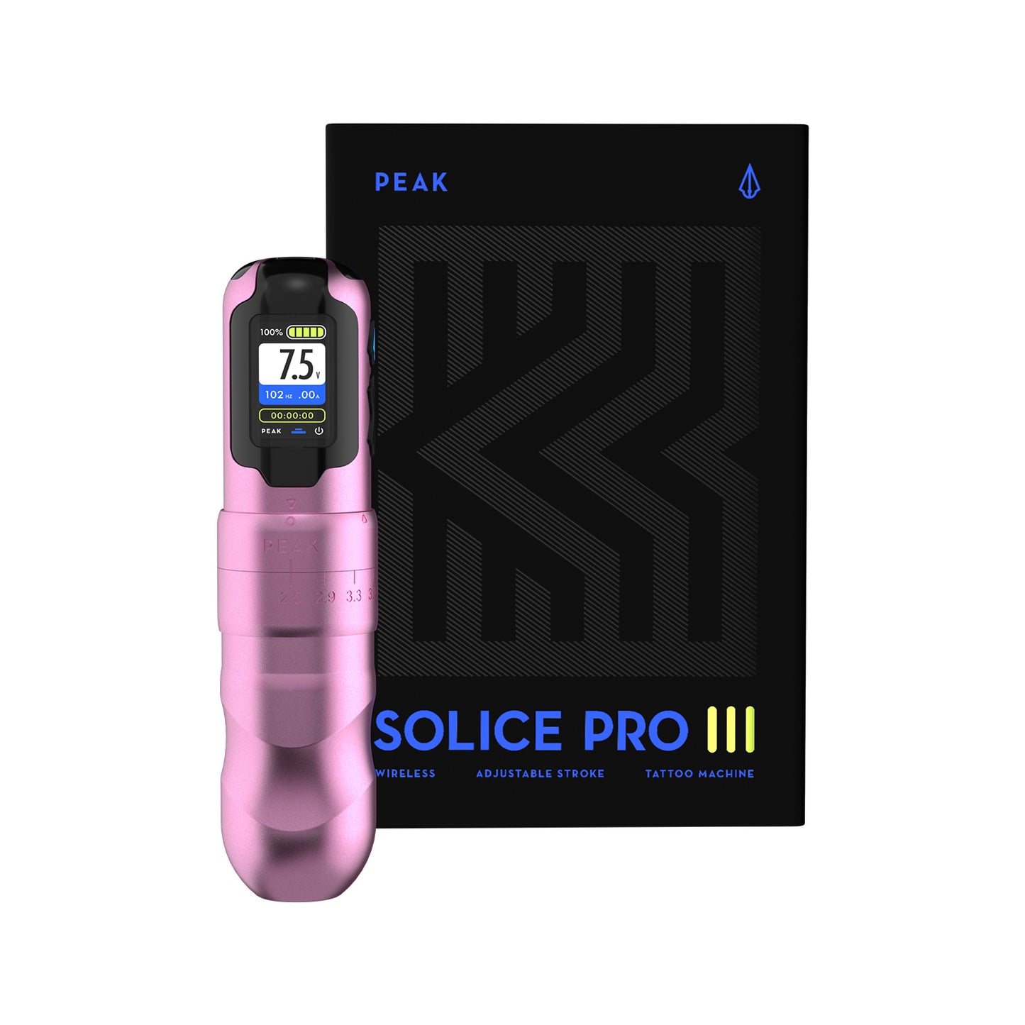 Peak Solice Pro V3 - Pen Tattoo Machine - Pink