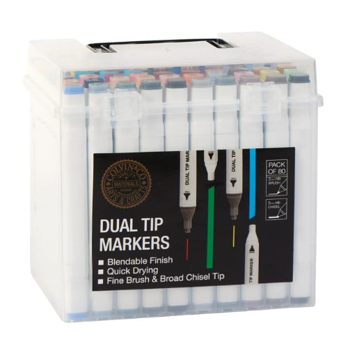 80 Dual Tip Markers