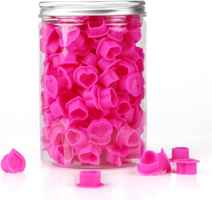 Hearts In A Jar - Silicone Tattoo Ink Cups