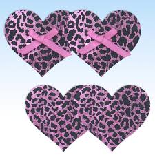 Tattoo Pasties - Leopard Pink Print