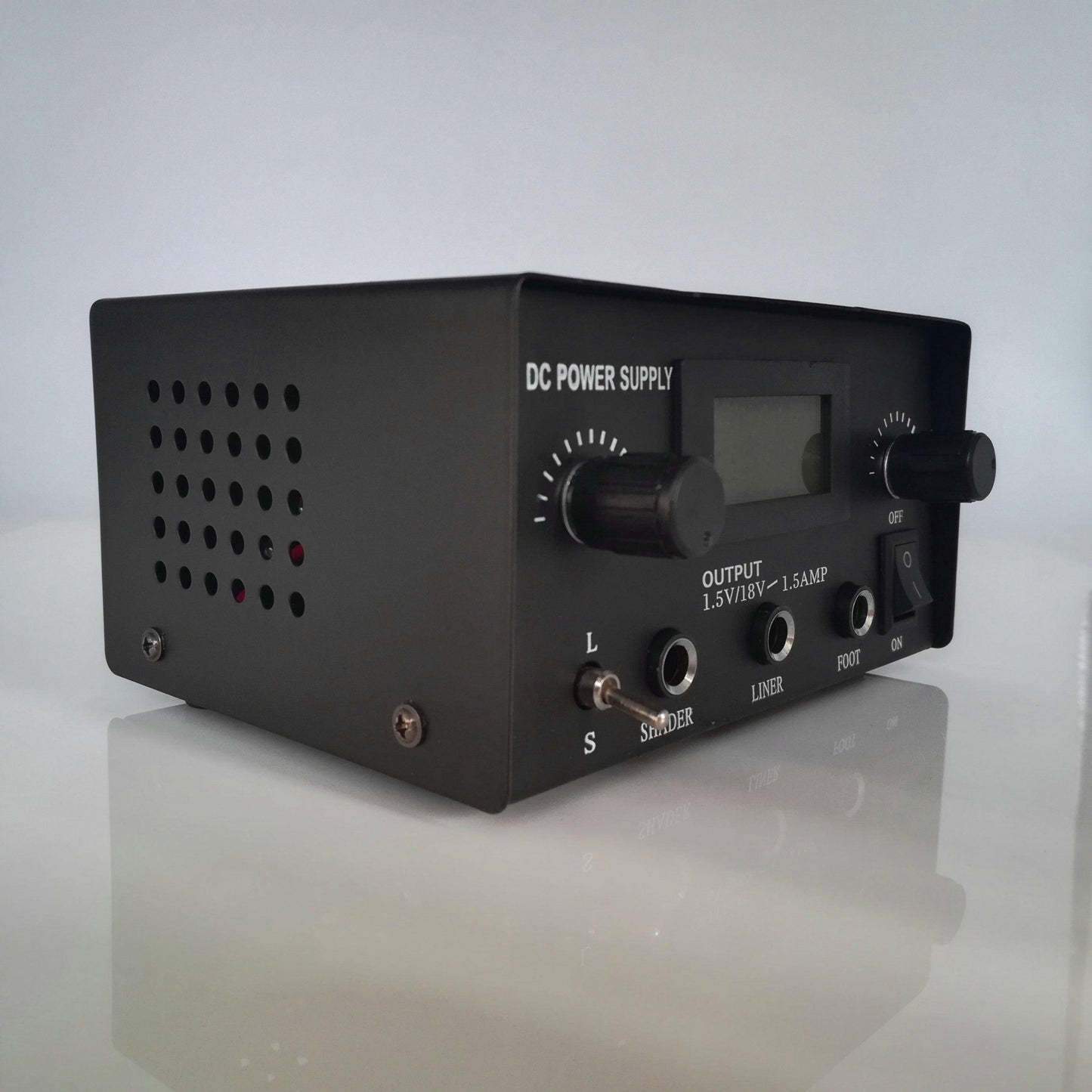 Tattoo Power Supply - Liner & Shader Input-Black