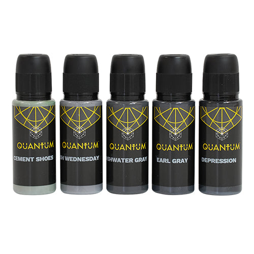 Quantum Ink - Opaque Grey - 1oz Set of 5