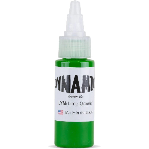 Dynamic Tattoo Ink Lime Green 1oz
