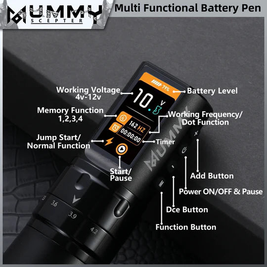 Mummy SCEPTER - Adjustable Wireless Rotary Machine