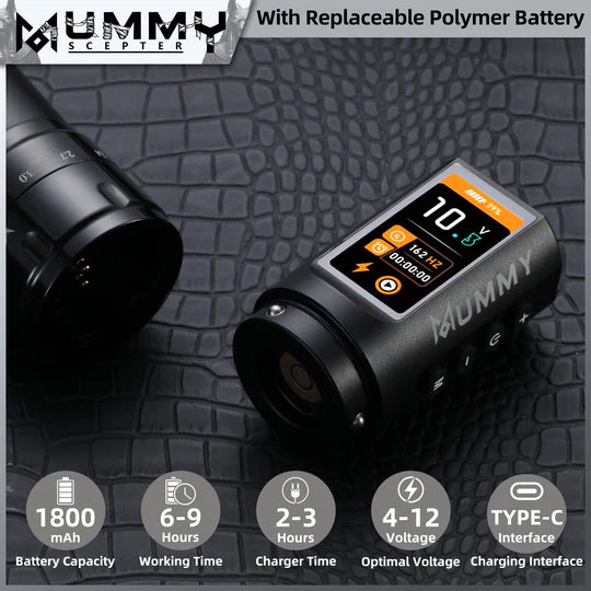 Mummy SCEPTER - Adjustable Wireless Rotary Machine