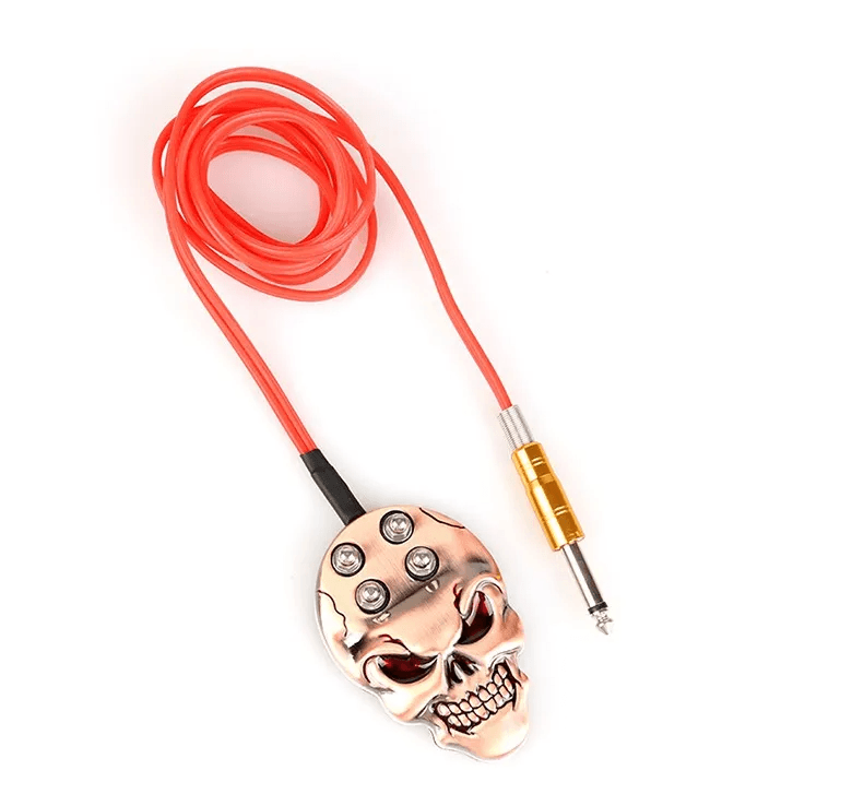 Skull Tattoo Foot Pedal - Tattoo Everything Supplies