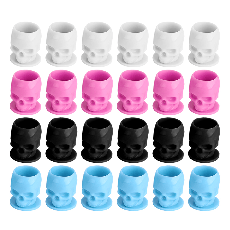 Skull Ink Caps  - 13mm