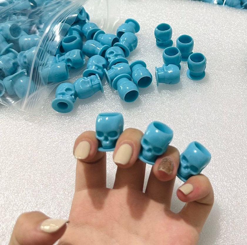 Skull Ink Caps  - 13mm