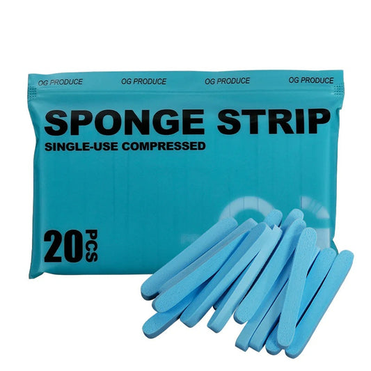 OG Single Use Compressed Sponge Strips