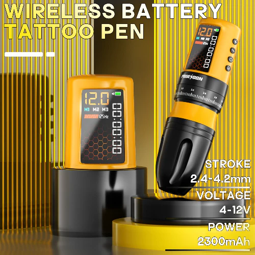 Poseidon Bee - Adjustable Stroke Tattoo Machine