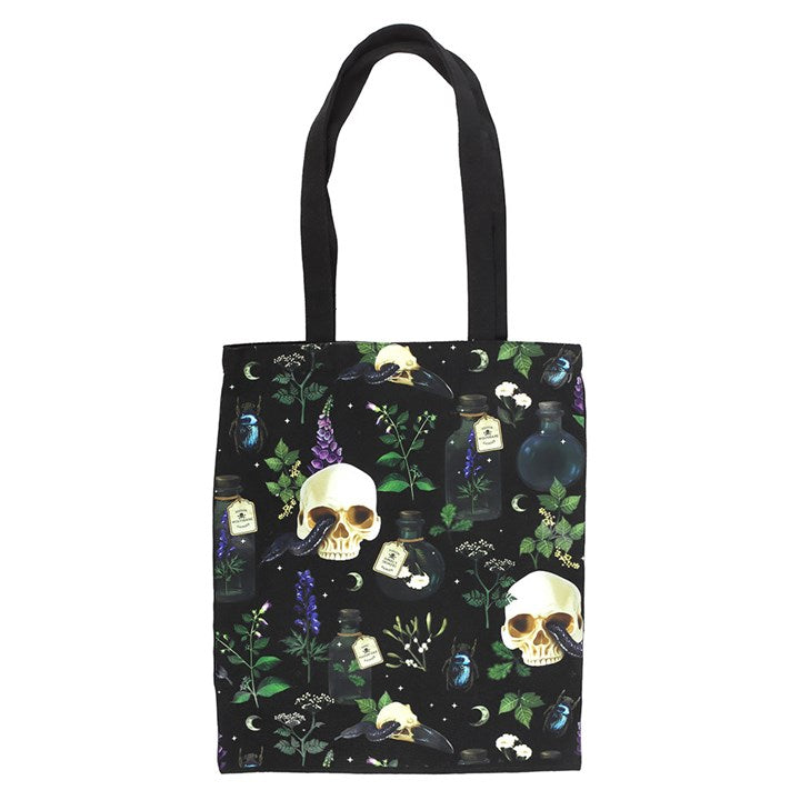 Venom & Vines Polycotton Tote Bag