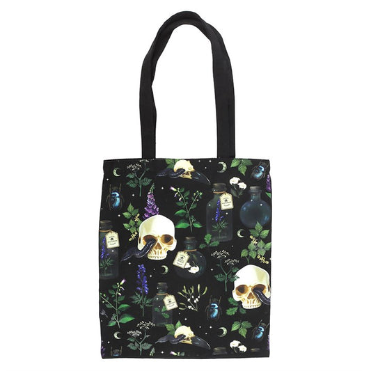 Venom & Vines Polycotton Tote Bag