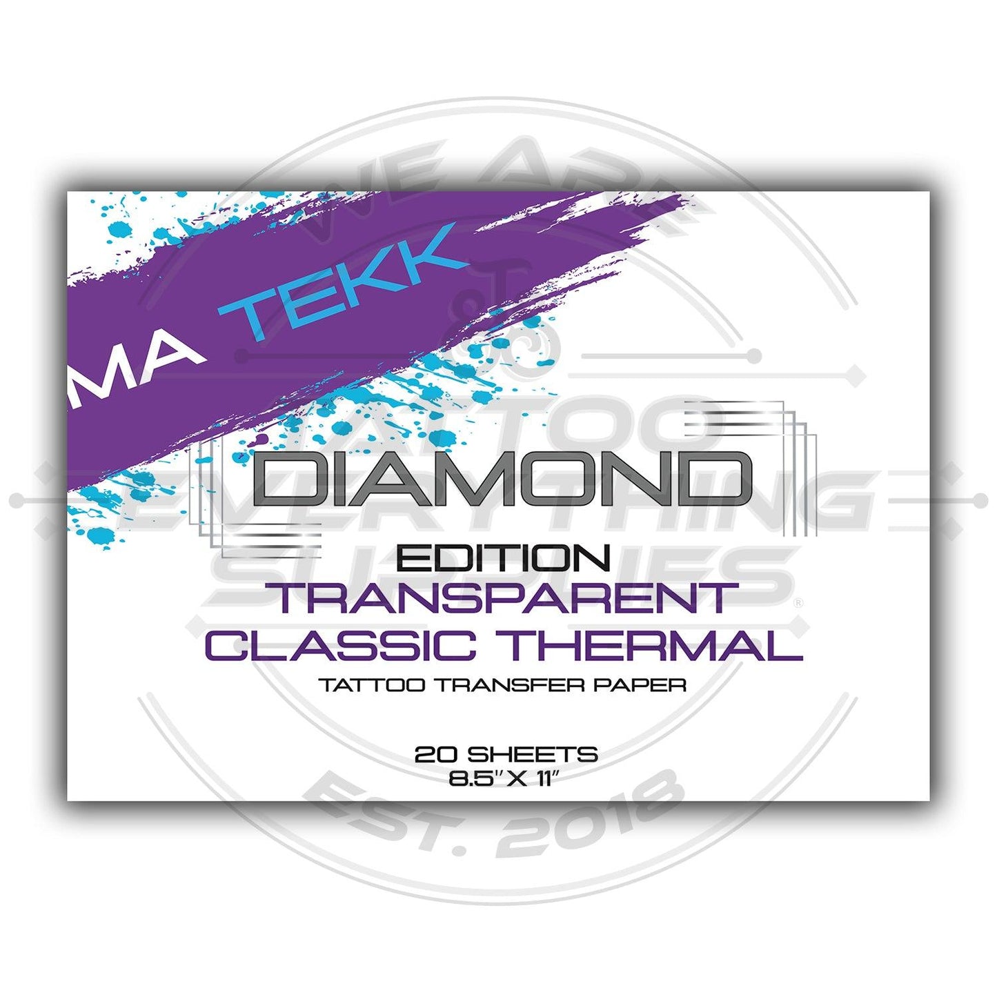 Therma Tekk Diamond - Transparent Thermal Paper 11" - Tattoo Everything Supplies