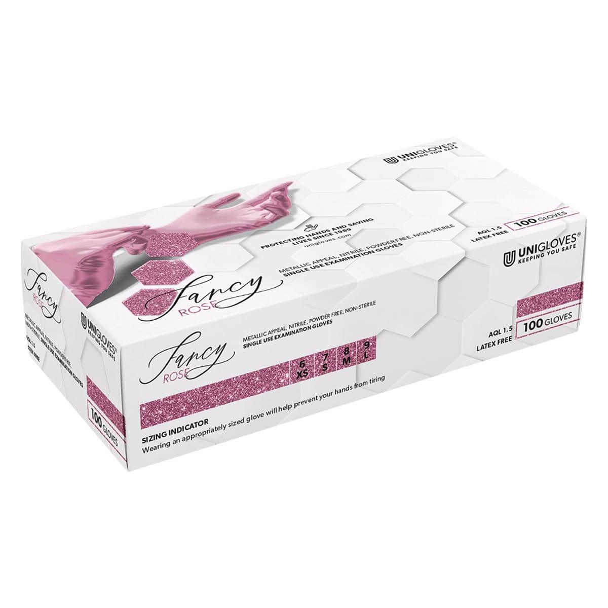 Unigloves Nitrile Gloves Fancy Rose - Tattoo Everything Supplies