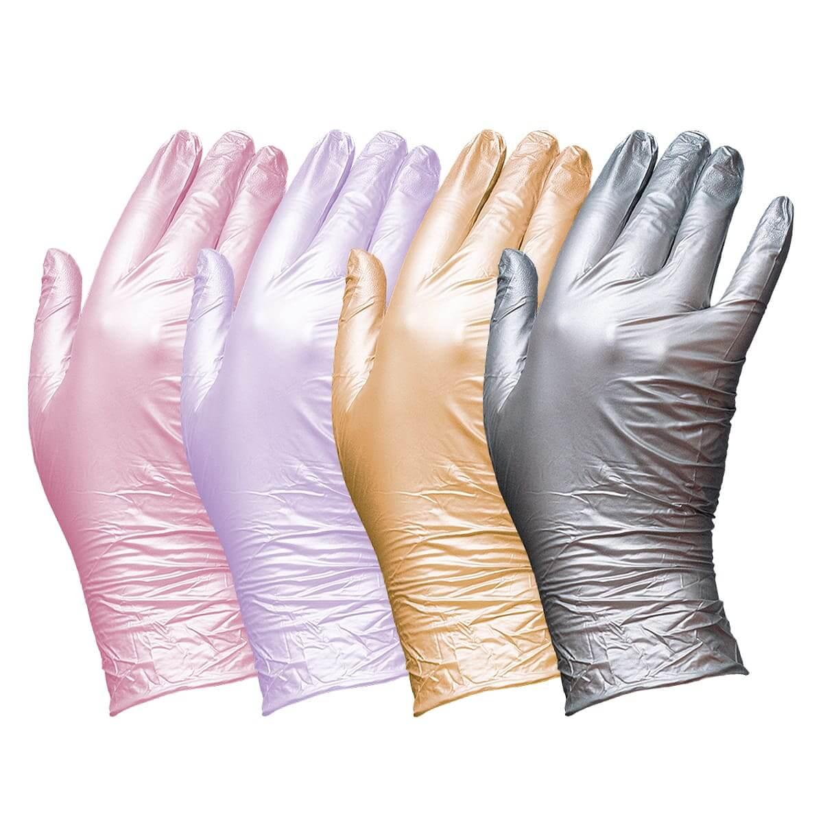 Unigloves Nitrile Gloves Fancy Silver - Tattoo Everything Supplies
