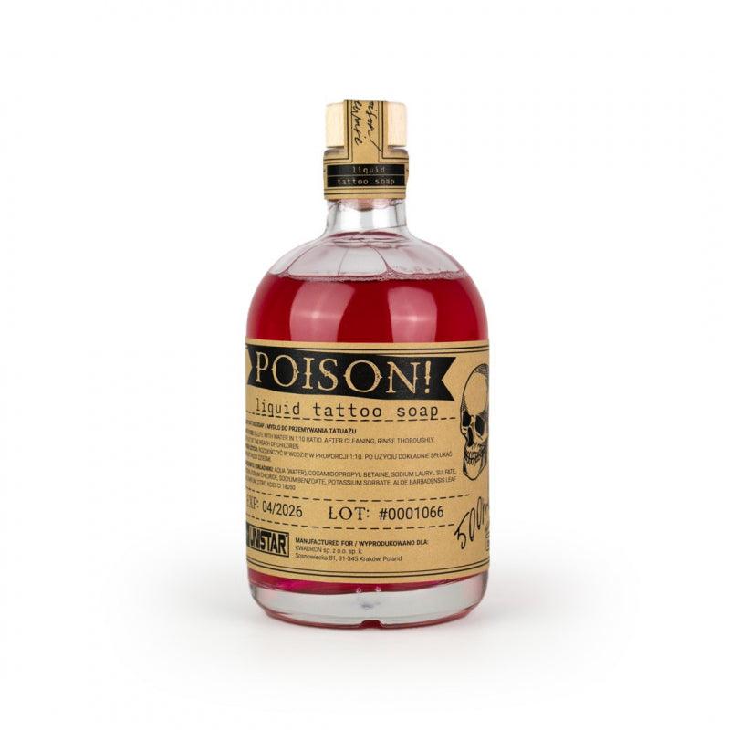 Unistar Poison Liquid Tattoo Soap - 500ml - Tattoo Everything Supplies