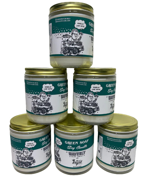 Waverly Color - Green Soap Candle
