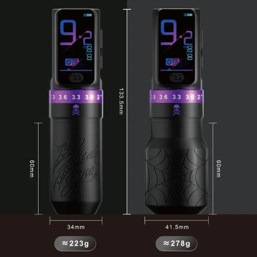 OG X Black Widow - Wireless ADJ Tattoo Machine