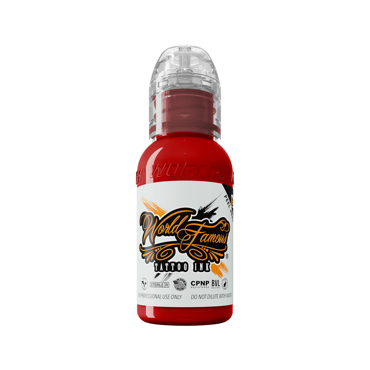 World Famous Ink Straight Red 1oz