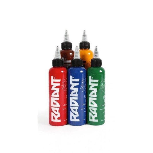 Radiant Ink - 5 Primary Colour Ink Set 1 - Tattoo Everything Supplies