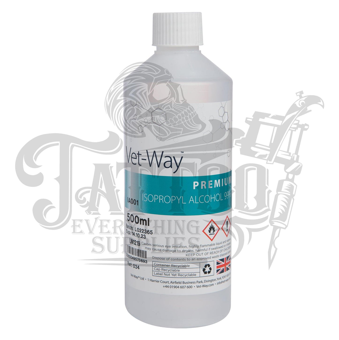 Rubbing Alcohol Isopropyl 99% Blend - Tattoo Everything Supplies