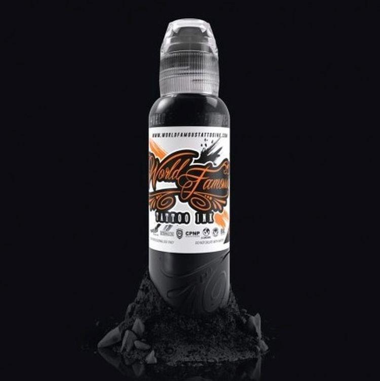 World Famous Ink Pitch Black - Tattoo Everything Supplies